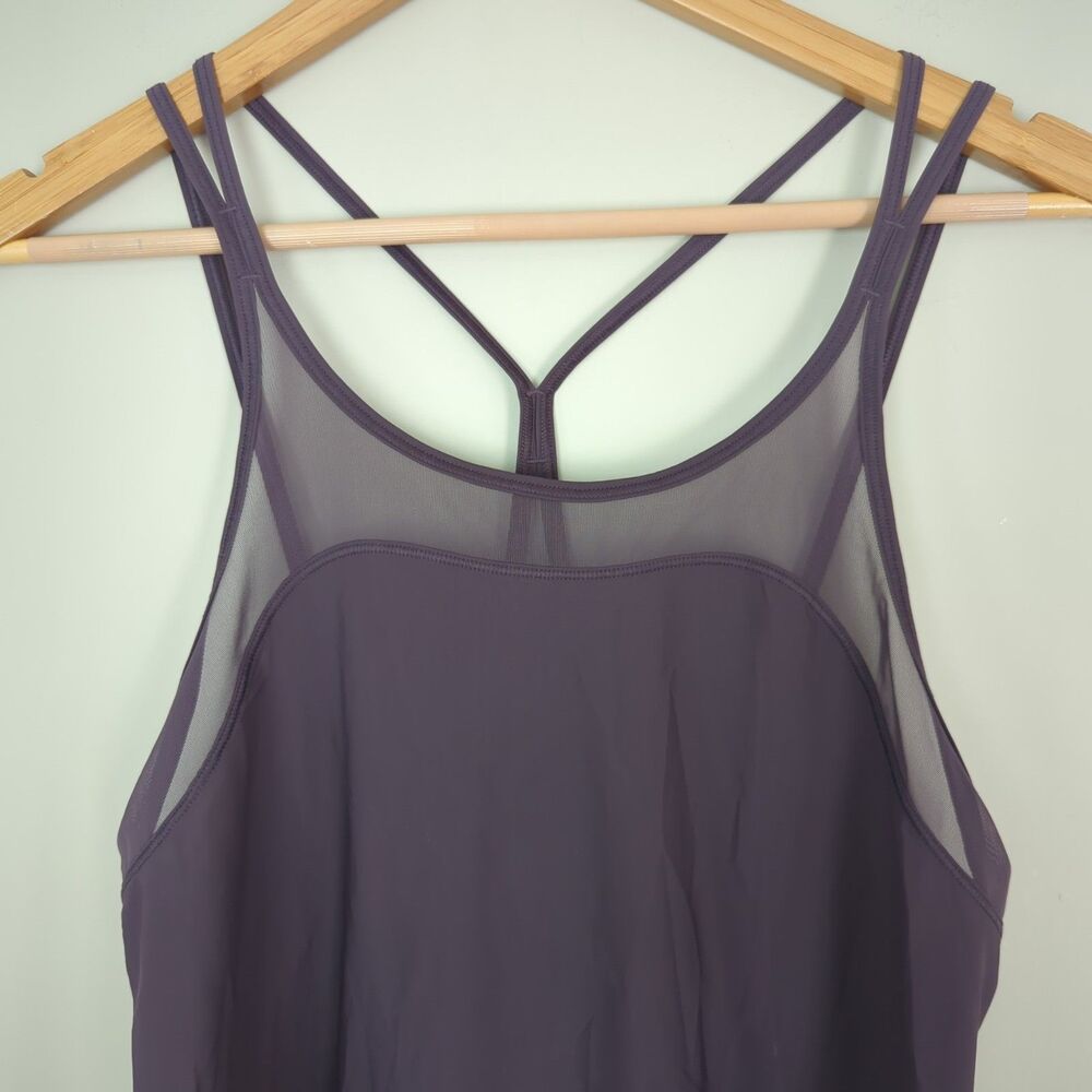 Lululemon Anew Singlet Tank Top Size 4 Black Currant - Picture 3 of 5